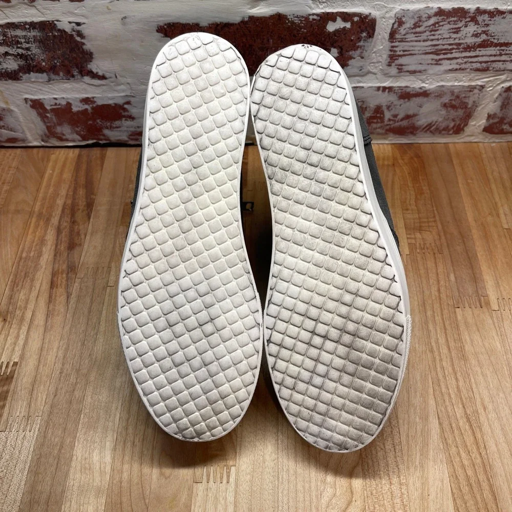 Steve Madden Wedgie‎ Grey Suede Hidden Wedge High Top Sneaker Booties Womens 7M